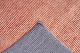 Konya Orange Washable Modern Rug