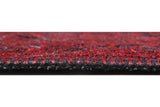 Moretti Afghan Patterned Red and Black Rug 30026-A