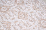 Moretti Afghan Patterned Cream and Beige Rug 30026-B