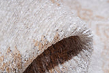 Moretti Afghan Patterned Cream and Beige Rug 30026-B