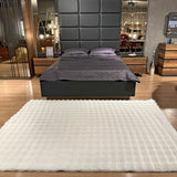 Bubble White Plush Rug