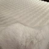 Bubble White Plush Rug