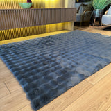 Bubble Anthracite Plush Rug