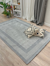 Moretti Nordi Classic Patterned Gray Rug 11543-A