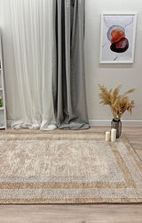 Moretti Nordi Classic Patterned Gray Rug 11543-B