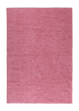 Pink, plain design, machine washable rug