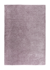 Lilac, plain design, machine washable rug