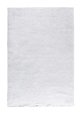 White, plain design, machine washable rug