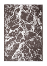 Gray, marble design, machine washable rug