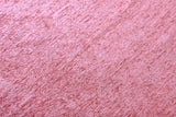 Pink, plain design, machine washable rug