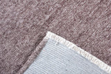 Lilac, plain design, machine washable rug