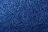 Blue, plain design, machine washable rug
