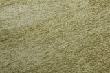 Green, plain design, machine washable rug