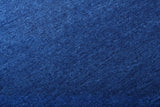 Blue, plain design, machine washable rug