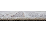 Washable Leopard Patterned Rug in Beige and Grey Color